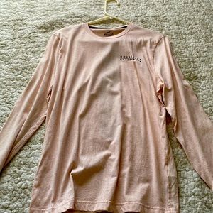 Hollister Pink Long Sleeve Shirt Medium